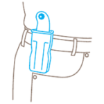 Veitsikotelo Holster Small 9842