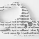 Turvavyönleikkuri logolla