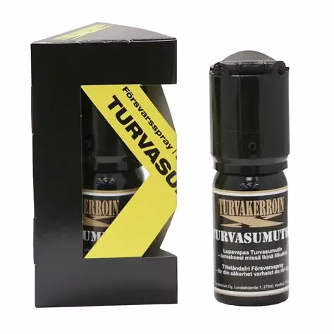 Turvasumutin – lupavapaa henkilökohtainen turvaspray hälytyksellä