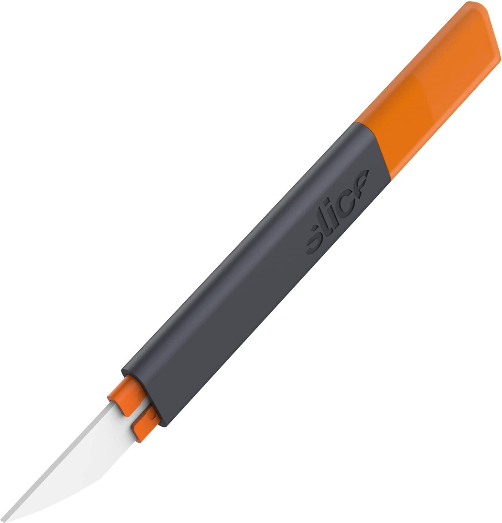 Slice-10482-Deburring-Tool-Industrial-Grade-Ideal-for-Deburring-Sheet-Metal-Edges--Injection-Moulded-Plastics-and-3D-Printed-Prototypes-Lasts-11x-Black-Orange UUSI! Purseenpoistotyökalu SLICE 10482 - Image 1