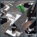 Uusi! Vaihdettavat terät utraäänileikkuriin Hanboost C1 Wireless Ultrasonic Cutter, keraaminen - Image 3