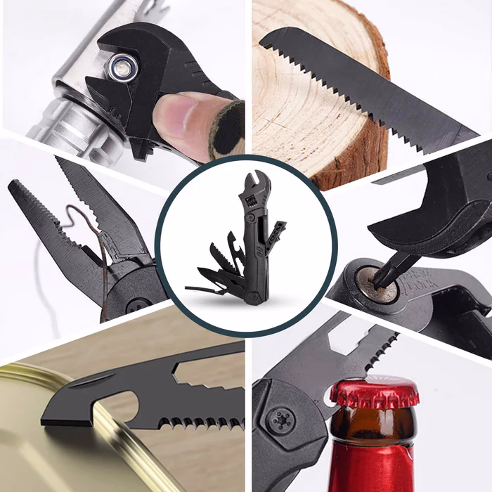 HDA-12ASpanner_6_700x Uusi! Hanboost 19 In 1 Multitool Wrench with Wire Cutter for Outdoor Camping - Image 3