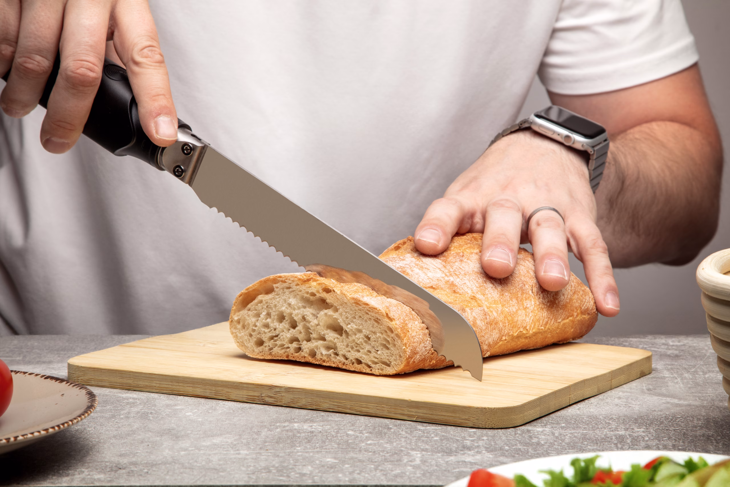 Ultrasonic-bakery-knife Uusi! Ultraääniveitsi 369Sonic Ultrasonic Kitchen Knife 70W - Image 4