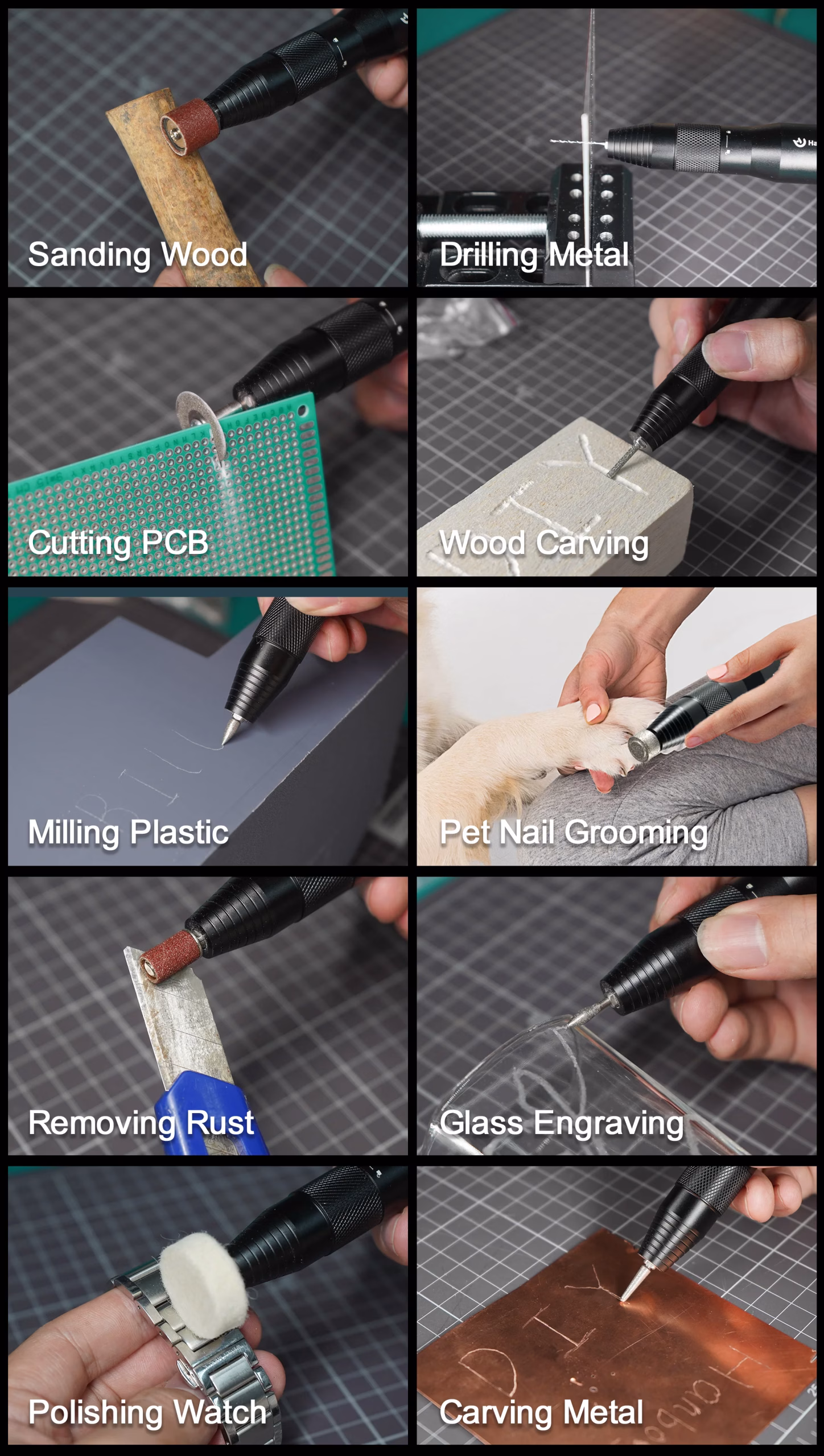 user_scanario (1) Uusi! Hanboost S2 Electric Cordless Rotary Tool Kits for DIY Maker & Craftsmen - Image 9