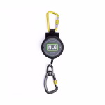 NLG Heavy Duty Retractable Lanyard, Double Carabiner – Kelautuva turvalanyardi raskaiden työkalujen kiinnitykseen