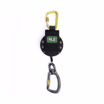 NLG Heavy Duty Retractable Lanyard, Double Carabiner – Kelautuva turvalanyardi raskaiden työkalujen kiinnitykseen - Image 3