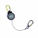 NLG Heavy Duty Retractable Lanyard, Double Carabiner – Kelautuva turvalanyardi raskaiden työkalujen kiinnitykseen - Image 2