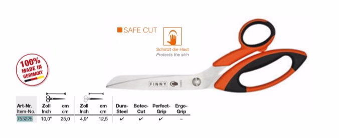 finny safe cut sakset 25 cm