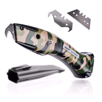 Delphin-03® – Black/Camouflage Look (green) incl. Quiver