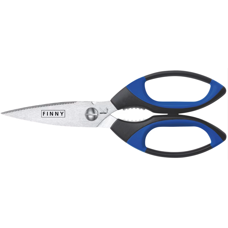 sakset langanleikkurilla