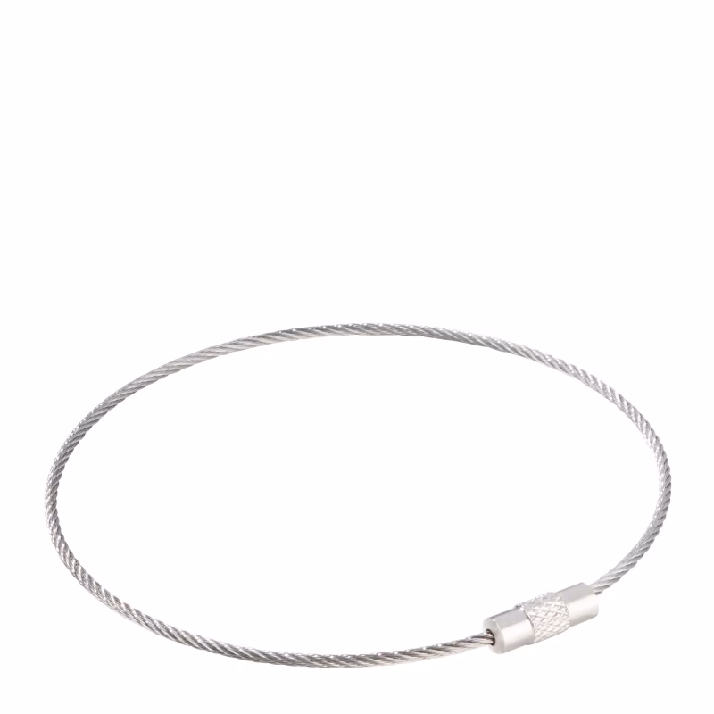 teräsvaijerinen avainrengas 220 mm